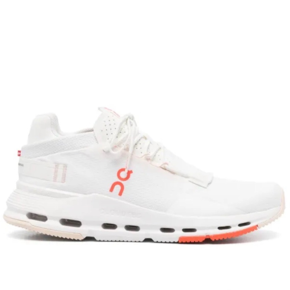 On Cloudnova 2 sneakers MEN white/flame shoes running cloud orange - Picture 5 of 7